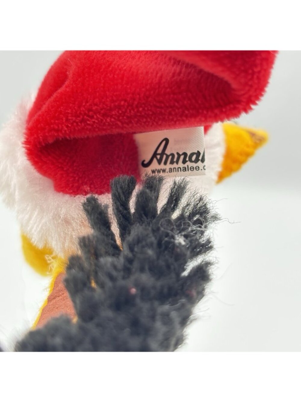 2010 Annalee Christmas Giraffe Santa Hat Peppermint Stripe Stockings Socks 12” - Picture 10 of 15